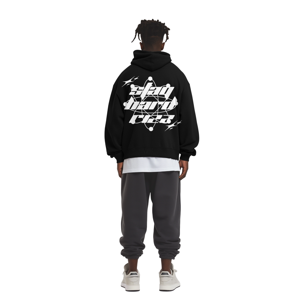 Puff Black Hoodie